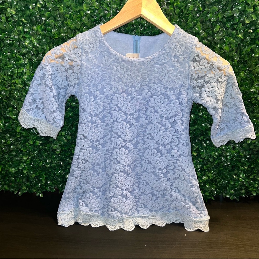 KISSOURBABY Girls Vintage Lace Flower Dress Boho Party Princess 3/4 Sleeve Dress